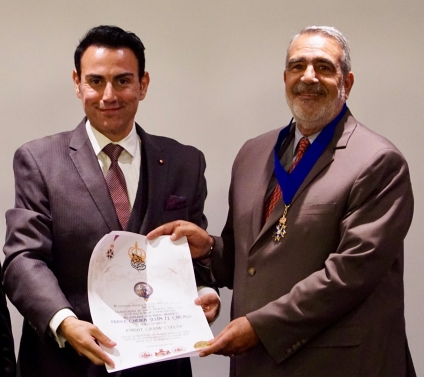 TIRH Prince Gharios and Prince Cheikh Selim, the executive and honorary heads of the Royal House of Ghassan